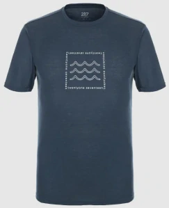Pánske Merino tričko 2117 TISTA Navy