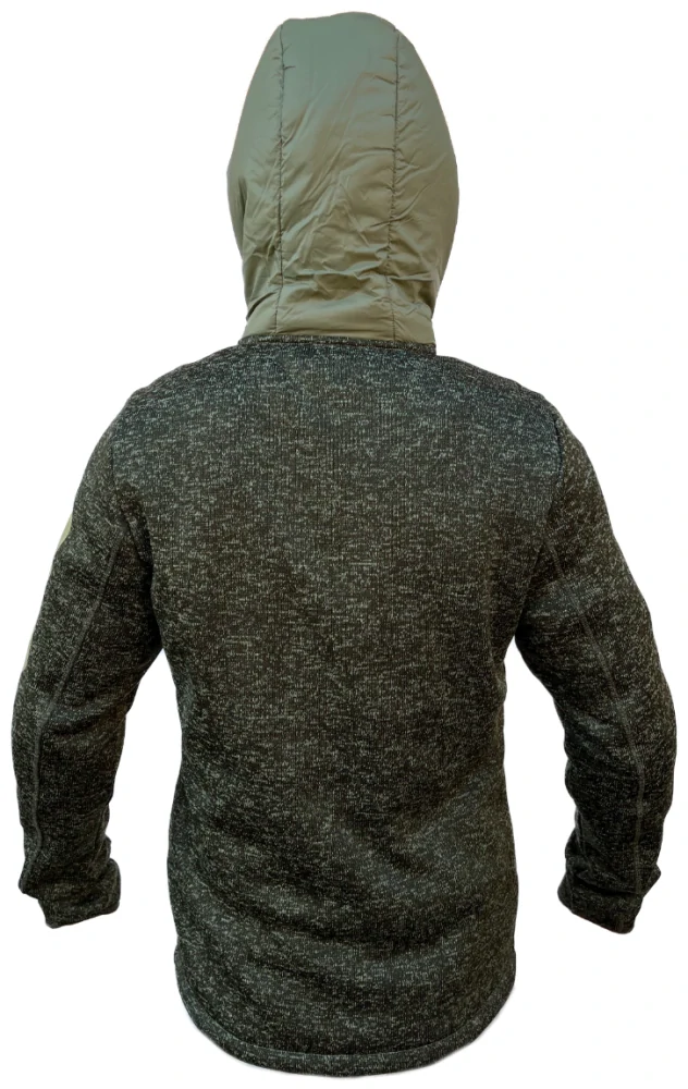 Pánska hybridná bunda GTS KnitMix Khaki