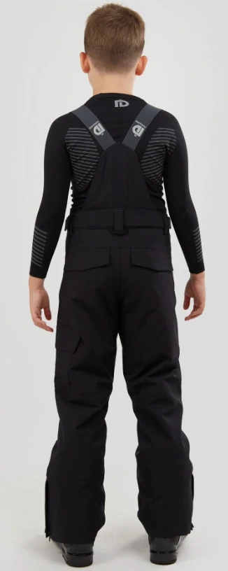 Detské lyžiarske nohavice FUNDANGO BERGE Black