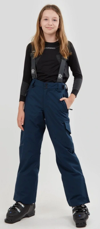 Detské lyžiarske nohavice FUNDANGO BERGE Ink