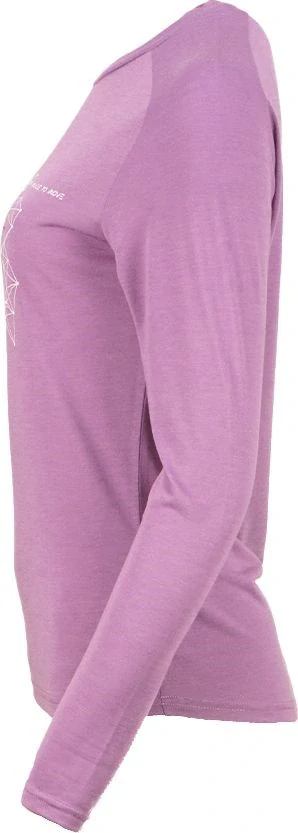 Dámske funkčné tričko s dlhým rukávom GTS Lilac